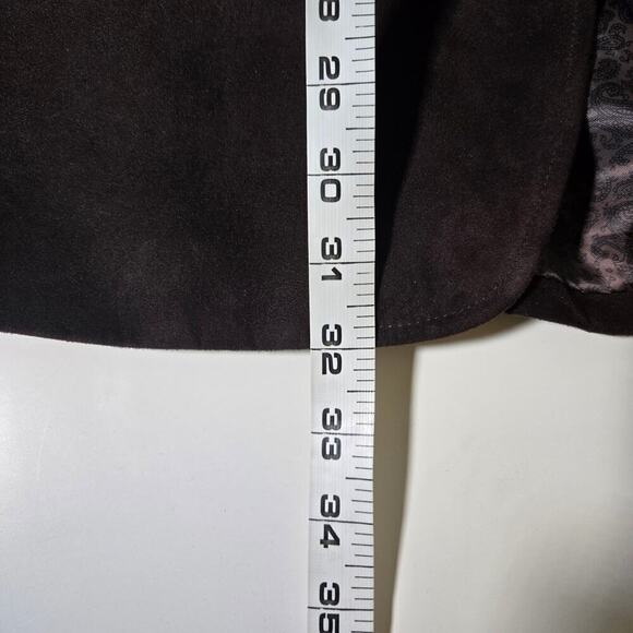 Ralph Lauren Mens Vintage Brown Suede Blazer Size 40L Rodeo Western Academia - Picture 8 of 10